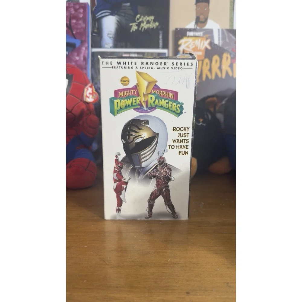 Mighty Morphin Power Rangers Rocky Just Wants To Have‎ Fun VHS White Ranger
